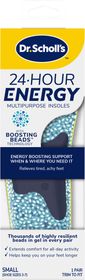 Scholl 24Hr Energy Insoles S Sulor med högfjädrande skum 1 par