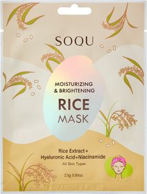 SOQU Rice Sheet Mask Ansiktsmask 1 st
