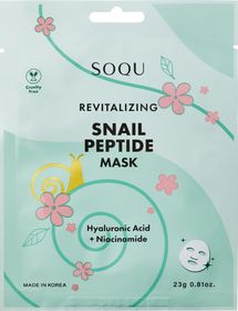 SOQU Snail Peptide Sheet Mask Ansiktsmask 1 st