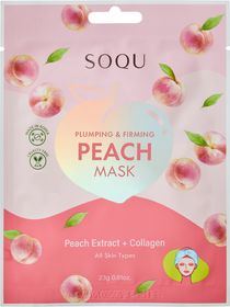 SOQU Peach Sheet Mask Ansiktsmask 1 st