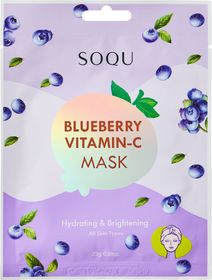 SOQU Blueberry Vitamin C Sheet Mask Ansiktsmask 1 st