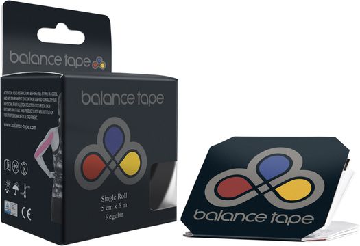 Balance Tape Svart Kinesiologitejp 5 cm x 6 m