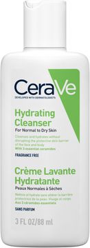 CeraVe Hydrating Cleanser Skummande rengöring för normal/torr hud 89 ml