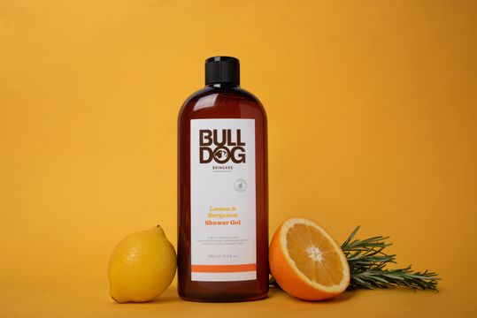 Bulldog Lemon & Bergamot Shower Gel Duschgel med lukt av citrus. 500 ml