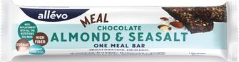 Allévo Chocolate Almond & Sea Salt One Meal. Måltidsersättning bar. 57 g