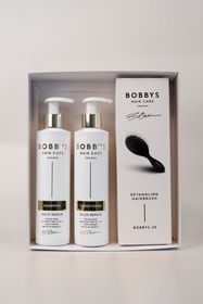 Bobbys Hair Care Presentbox Hårvårds-kit 250+250 ml + borste