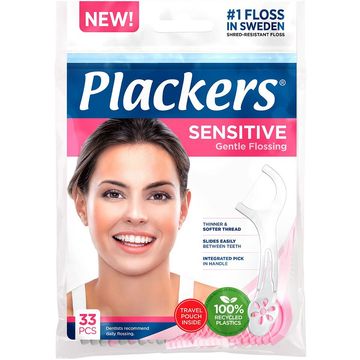 Plackers Sensitive Tandtrådsbygel. 33 st