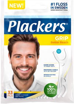 Plackers Grip Tandtrådsbygel, 33 st