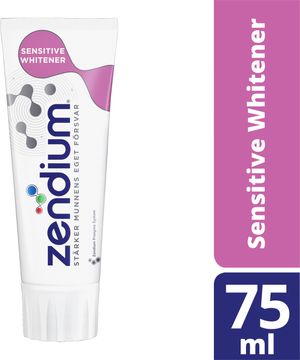 Zendium Tandkräm Sensitive Whitener Tandkräm för känsliga tänder/ilningar 75 ml