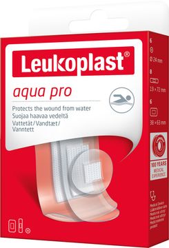 Leukoplast Aqua Pro Mixpack Vattentäta och transparenta plåster. 20 st