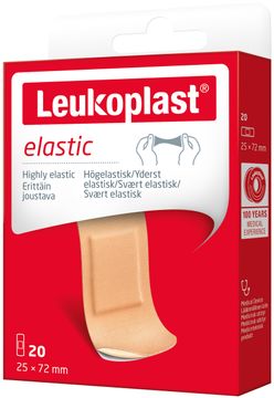 Leukoplast Elastic Strips Flexibelt plåster. 28x72 mm. 20 st