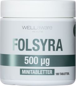 WellAware Folsyra 180 tabletter