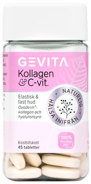 Gevita Kollagen & C-vitamin Mot ålderstecken. 45 tabletter