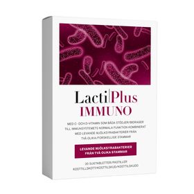 LactiPlus Immuno Mjölksyrabakterier sugtablett. 30 st