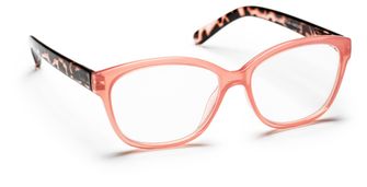 Haga Optik Sala +1.0. Rosa/Transparent. Läsglasögon. 1 st