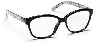 Haga Optik Sala +2.5. Svart/Mönster. Läsglasögon. 1 st