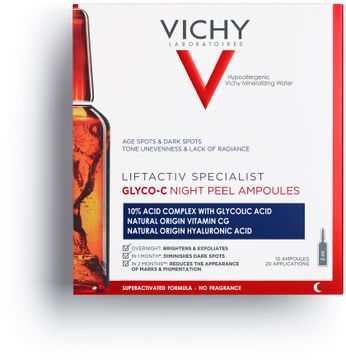 Vichy Glyco-C Night Peel Ampoules Serum, 10 st
