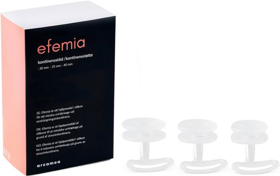 Efemia Kontinensstöd Startpaket Hjälpmedel för att minska urinläckage. 3 st