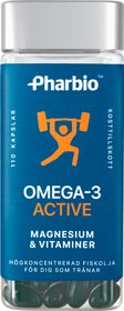 Pharbio Active Omega 3 Kapsel, 110 st