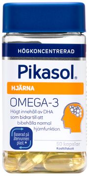Pikasol Hjärna Omega-3 Kapsel, 50 st