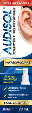 Audisol Öronspray Vaxpropplösare Vaxpropplösare, 20 ml