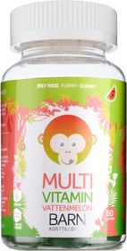 Monkids Multivitamin Barn Vattenmelon Gummies 60 st
