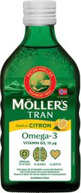 Möllers Tran Omega-3 Citron Flytande 250 ml