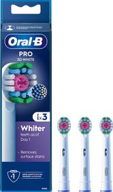 Oral-B PRO 3D White Tandborsthuvuden till eltandborste 3 st