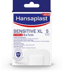 Hansaplast Sensitive XL. Plåster 6x7 cm. 5 st