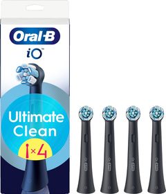 Oral-B iO Ultimate Clean Black Tandborsthuvuden till eltandborste 4 st