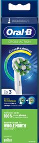 Oral-B Cross Action tandborsthuvud Tandborsthuvud, 3 st