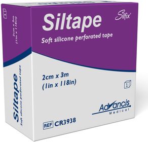 Siltape Medicinsk silikontejp Silikontejp 2 cm x 3 m. 1 st