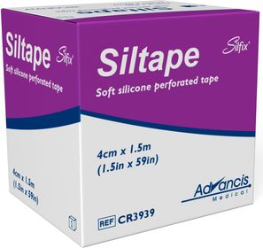 Siltape Medicinsk silikontejp Silikontejp 4 cm x 1,5 m. 1 st