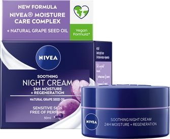 NIVEA Soothing Night Cream Återfuktande nattkräm 50 ml