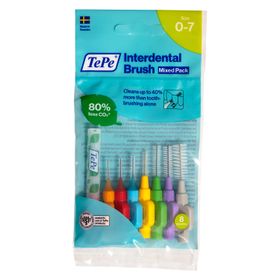 TePe Mellanrumsborstar Mix pack Mellanrumsborstar 8 st