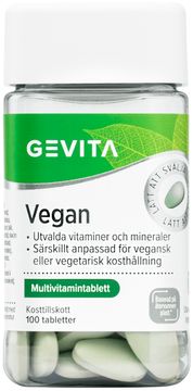 Gevita Vegan Multivitamin Tablett, 100 st