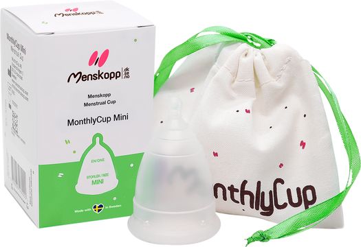 MonthlyCup Menskopp Mini Transparent. Mensskydd. 1 st