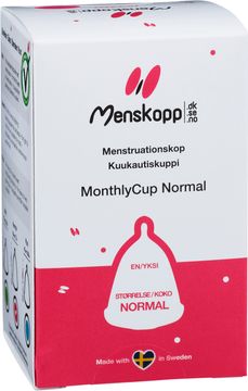 MonthlyCup Menskopp Normal Rosa. Mensskydd. 1 st