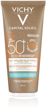 Vichy Capital Soleil Solar Eco De Milk SPF 50+ Solskydd, 200 ml