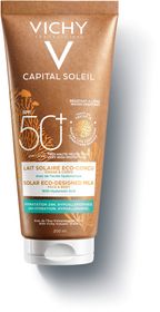 Vichy Capital Soleil Solar Eco De Milk SPF 50+ Solskydd för ansikte och kropp 200 ml