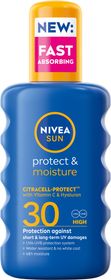 NIVEA Protect & Moisture SUN Spray SPF30 Solskyddsspray 200 ml
