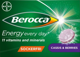 Berocca Energy Cassis & Berries Multivitamin brustabletter 45 st