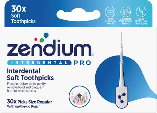 Zendium Interdental Soft Picks Tandpetare. 30 st