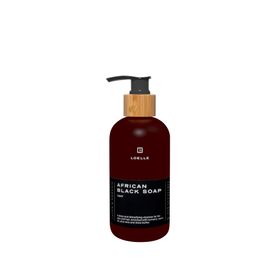 Loelle Black Soap Liquid Tvål kropp och hår, 250 ml