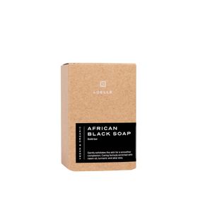 Loelle Black Soap Bar Tvål med Aloe Vera 150 g