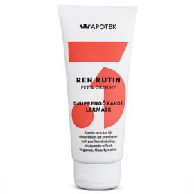 Kronans Apotek Ren Rutin Lermask Ansiktsmask, 50 ml