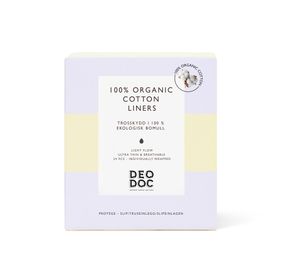 DeoDoc Organic Cotton Liners Trosskydd i ekologisk bomull 24 st