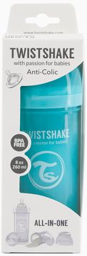 Twistshake Anti-Colic Pastellblå. Nappflaska 260 ml. 1 st