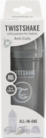 Twistshake Anti-Colic Pastellgrå 260 ml Nappflaska 1 st