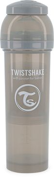 Twistshake Anti-Colic Pastellgrå. Nappflaska 330 ml. 1 st